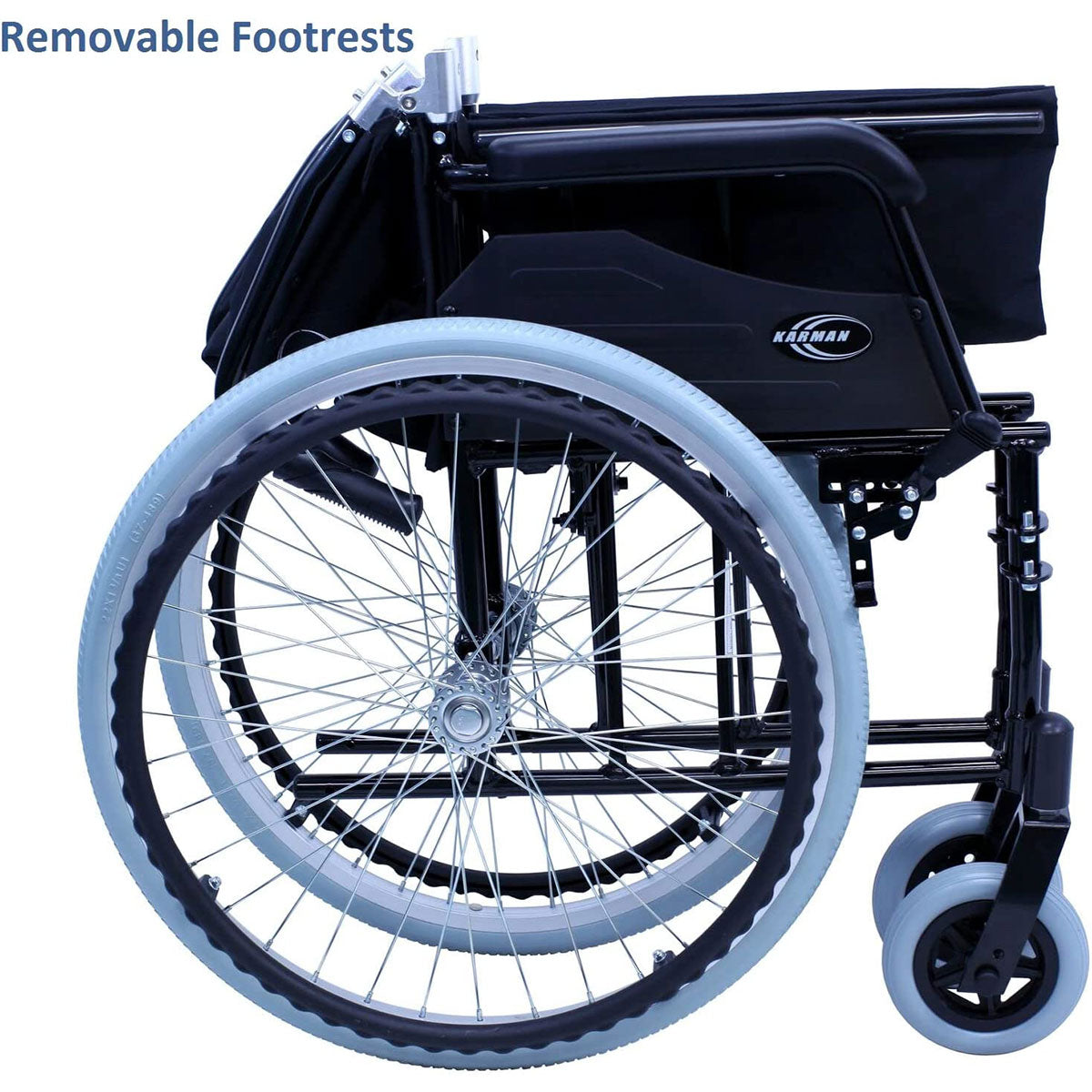 Karman LT-980 Wheelchair with Removable Footrest