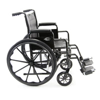 KN-700T 18 inch Seat Steel Wheelchair