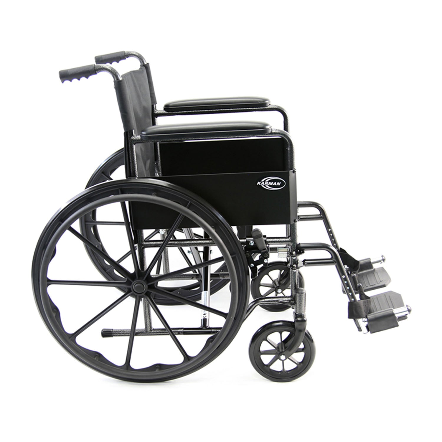 LT-800T Steel Wheelchair with Fixed Armrest 34 lbs
