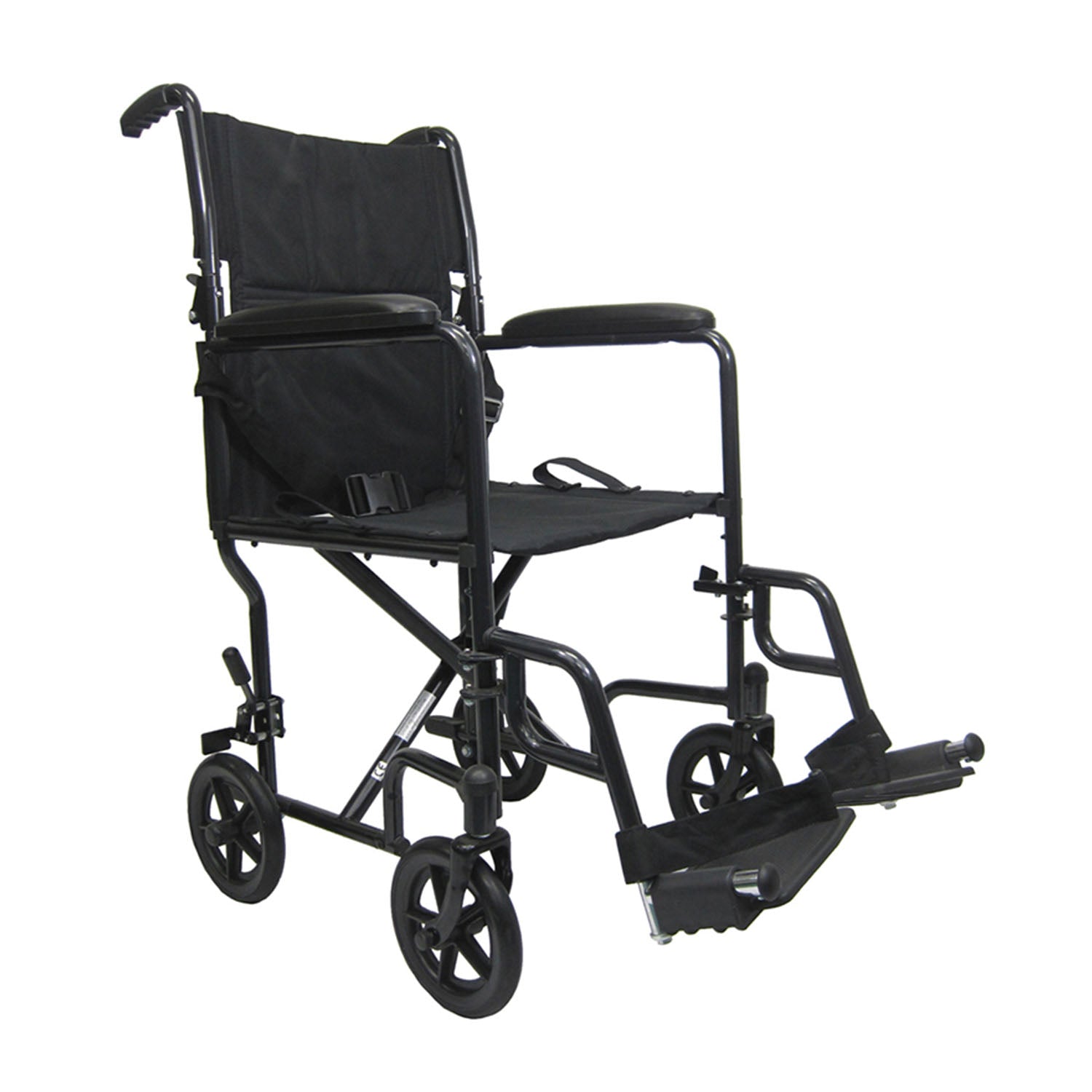 Karman LT-2017 17 Lightweight Transport Chair Black