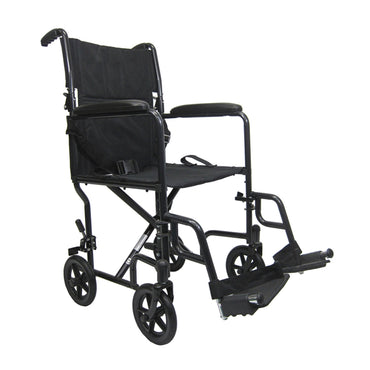 Karman LT-2017 17 Lightweight Transport Chair Black