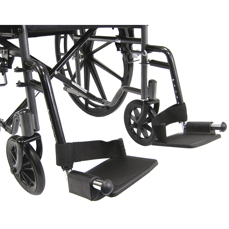 KN-800T 18 inch Seat Fixed Arm Wheelchair