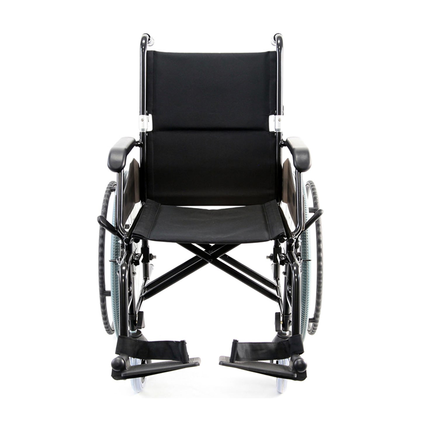 LT-990 18 inch Seat Wheelchair Black 24 lbs