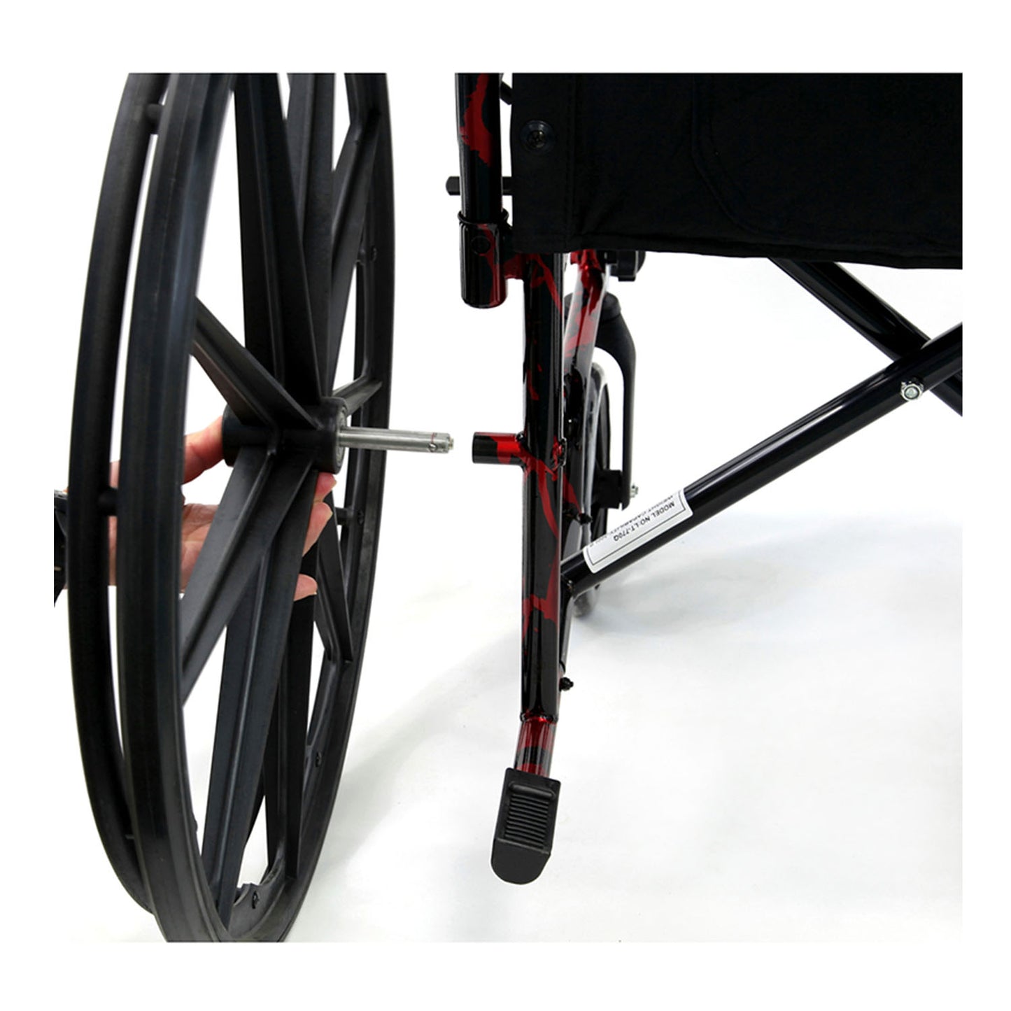 Karman LT-770Q 18 Wheelchair Red Streak