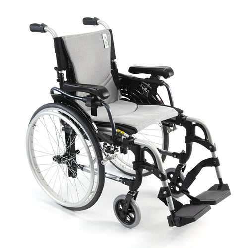 Karman S-Ergo 305 Ultra Lightweight Ergonomic Wheelchair – 29 lbs, Quick-Release Wheels