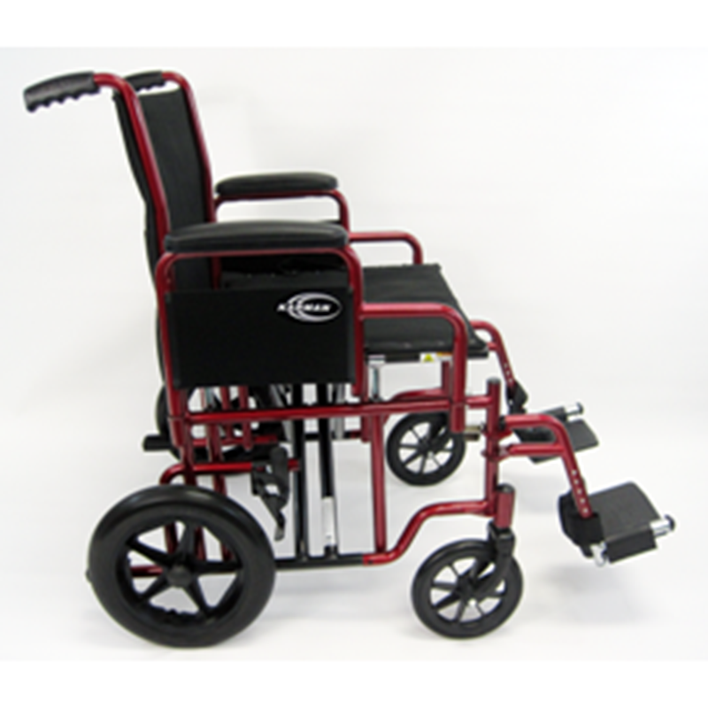 T-920W Transport Wheelchair with Removable Armrest