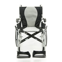 Ultra Lightweight Silver Frame Wheelchair