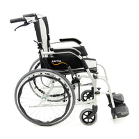 S-2512 Ergonomic Wheelchair Silver Frame