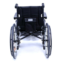 Folded Karman Flexx wheelchair for transport
