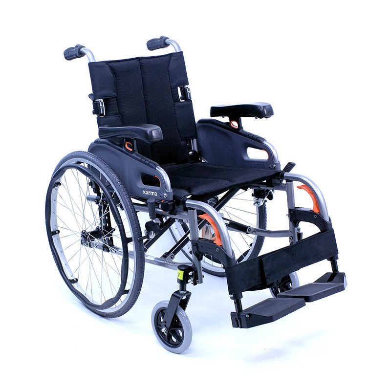 Karman Flexx adjustable wheelchair front view