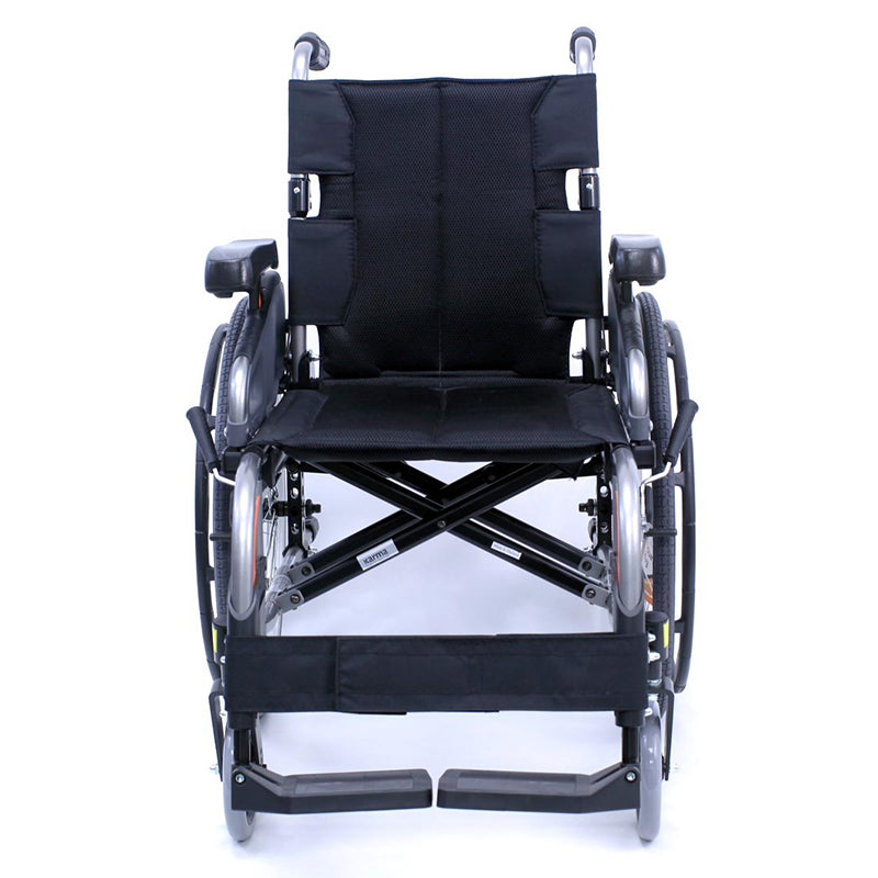 Side view of Karman Flexx lightweight wheelchair
