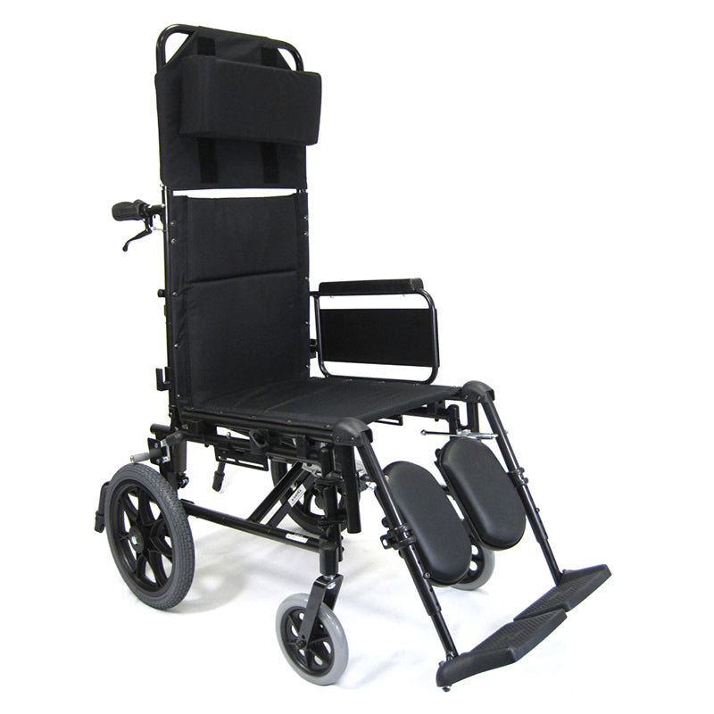 Karman KM-5000-TP reclining wheelchair front view