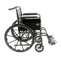 KN-800T 18 inch Seat Steel Wheelchair
