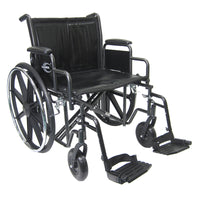 Karman KN-924 Heavy Duty Wheelchair 24 Seat Adjustable Height