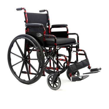 Karman LT-770Q 18 Lightweight Wheelchair Red Streak