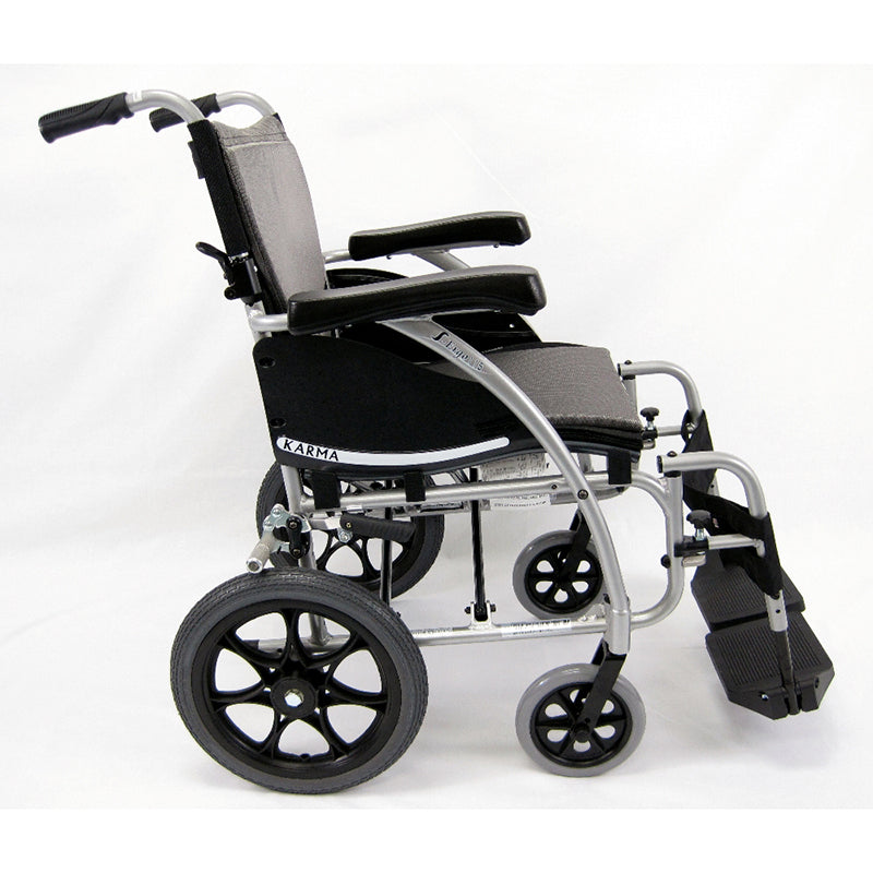 Karman S-115-TP Lightweight Wheelchair Silver Frame